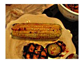 grilling corn on the cob